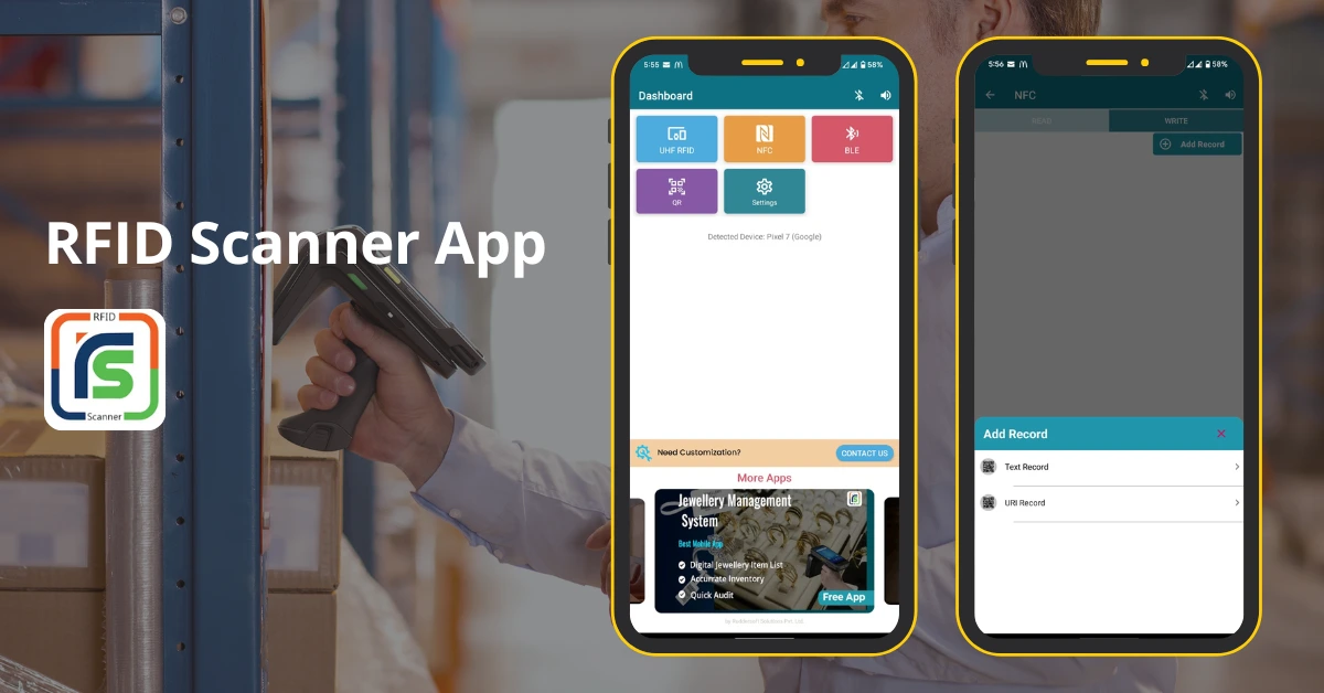 RFID Scanner App: Scan RFID And NFC Tags With An RFID Scanner 